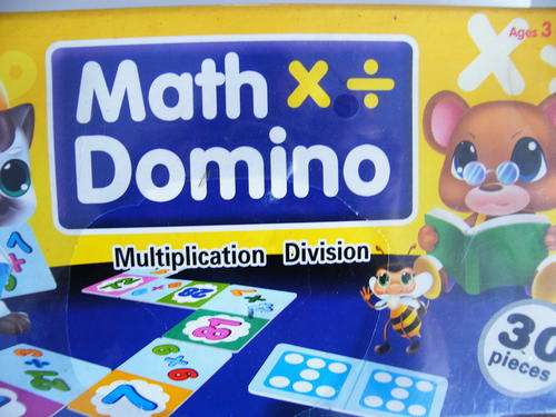 PLAY DOMINOES OR LEARN MATHS PLAY-PLAY - GREAT GAME FOR YOUNG AND OLD