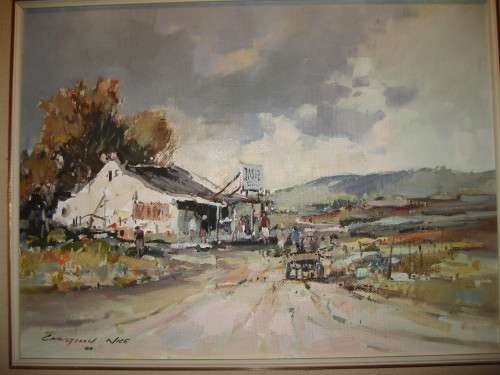 CHRISTIAAN  NICE  OIL PAINTING    (45CM X 60CM)