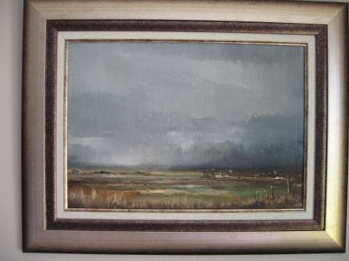 BARBARA PLONER  OIL PAINTING  "APPROACHING STORM"