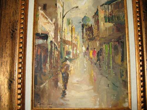 CHRISTIAAN NICE  OIL PAINTING  "DISTRICT SIX"