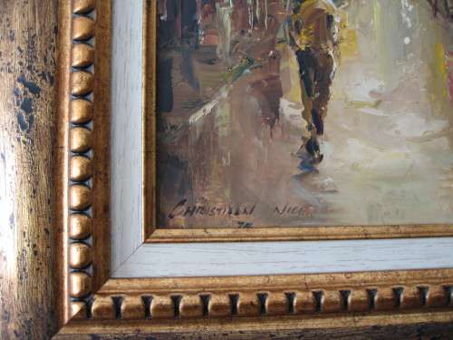 CHRISTIAAN NICE  OIL PAINTING  "DISTRICT SIX"