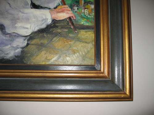 BRANCO DIMITROV  OIL PAINTING  "VIOLINIST"