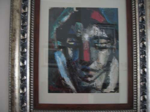 Hennie Niemann  Oil painting  `Clown`