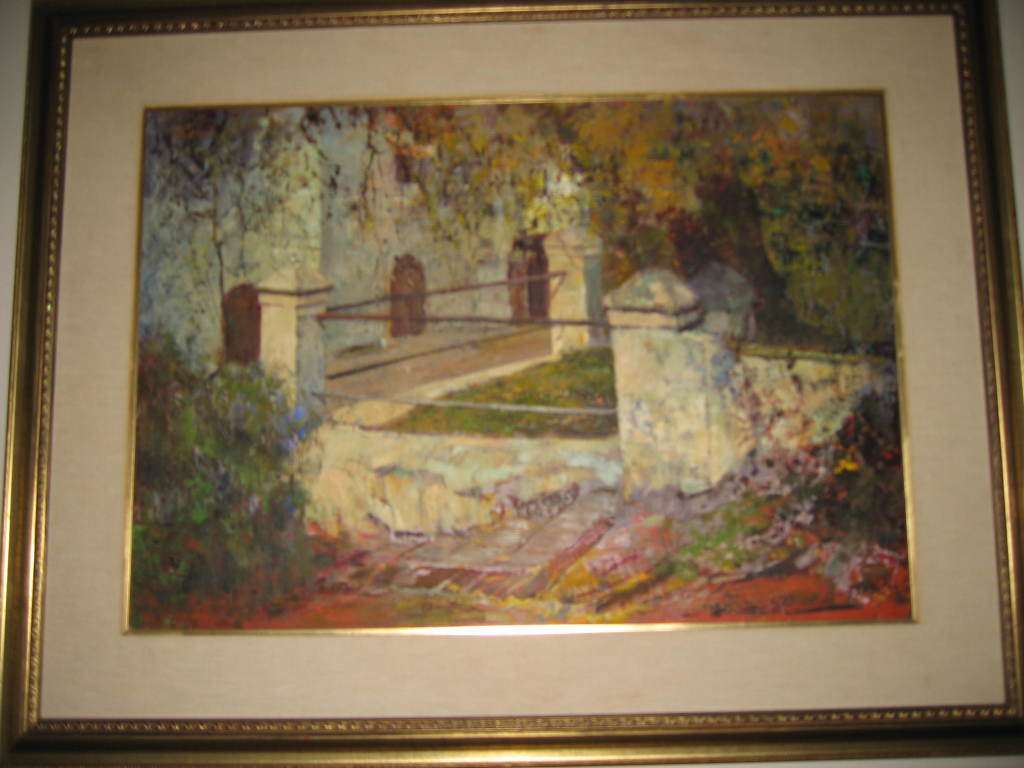 Errol Boyley  Oil Painting  `Stellenbosch`  Reduced