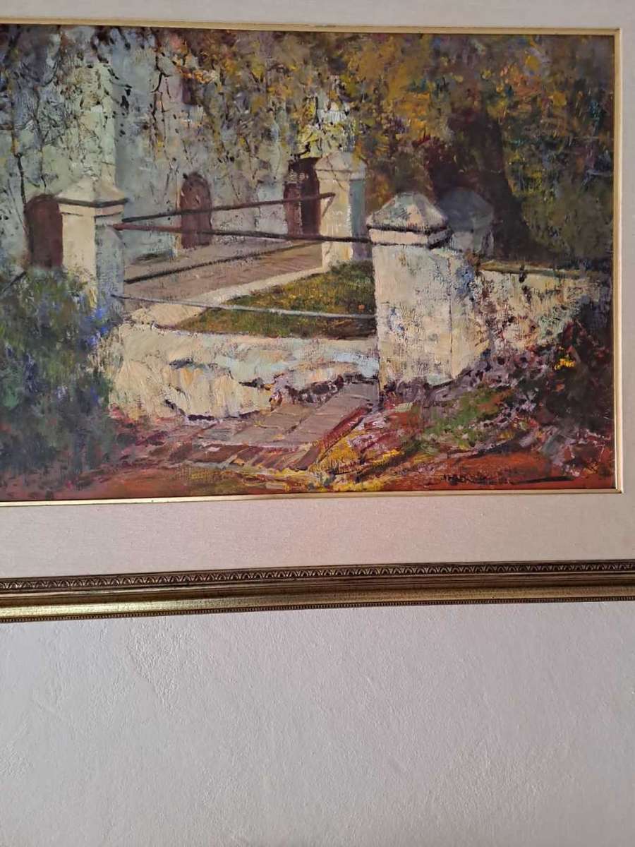 Errol Boyley  Oil Painting  `Stellenbosch`  Reduced
