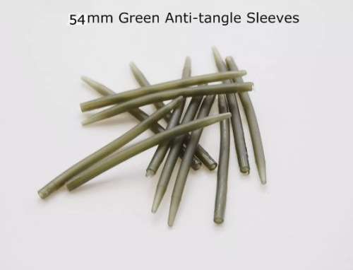 "GREEN" ANTI - TANGLE SLEEVES - 35MM