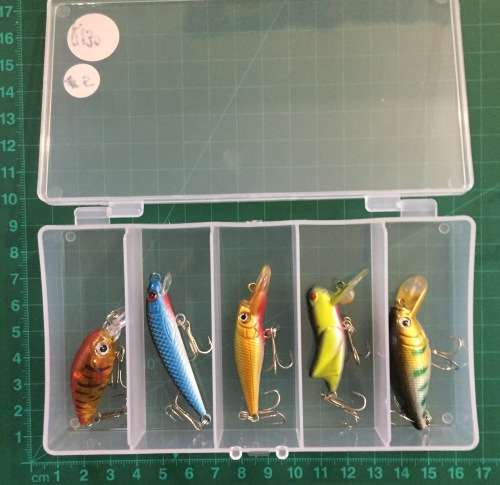 5 SET ASST. CRANK BAIT LURES - C05