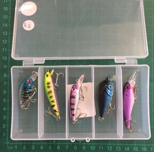 5 SET ASST. CRANK BAIT LURES - C08
