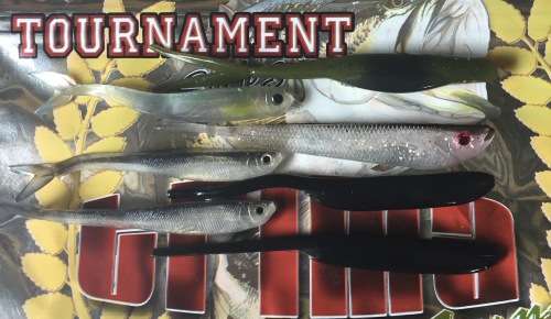 7PCS SOFT TAIL ASST FISHES