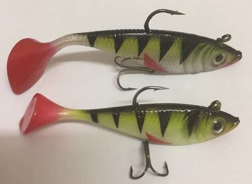 2PCS SOFT BASS FISHING LURES