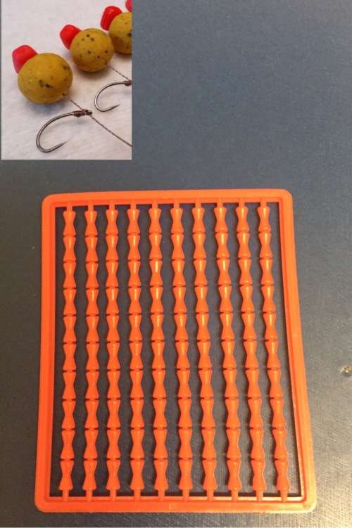 BOILIE STOPS - RED / BARREL SHAPE