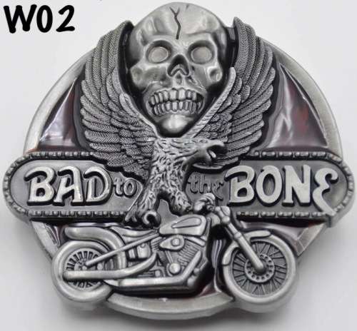 W02 - BELT BUCKLE / BAD TO THE BONE