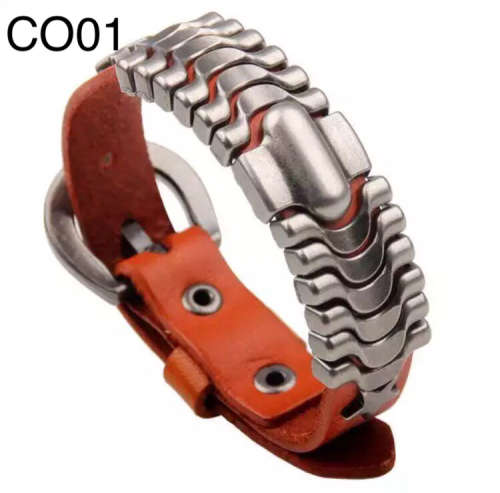 CO01 - BRACELETS / MEN / STRAP - COFFEE