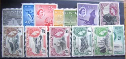 SEYCHELLES & ST HELENA MINT STAMPS ASSORTMENT