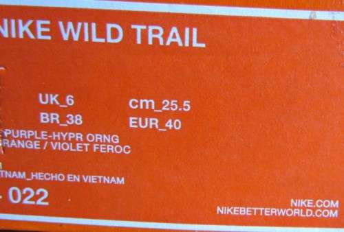 NIKE WILD TRAIL - SIZE 6 NEW IN BOX ***CRAZY R1 START***