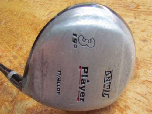 **CRAZY AUCTION*** GOLF CLUB - ANVIL 3 WOOD 15 degree - GARY PLAYER'S BRAND ***