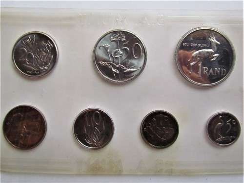 1987 UNCIRCULATED SET**R1 - 1c UNC**sealed in SA Mint pack