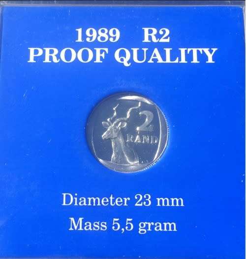 1989 PROOF R2 IN SA MINT CAPSULE