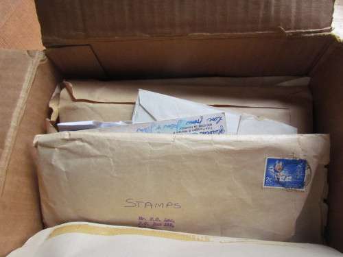 BOX OF STAMPS + OLD SA FDC'S @#$ CRAZY R1 START @#$ UNCHECKED