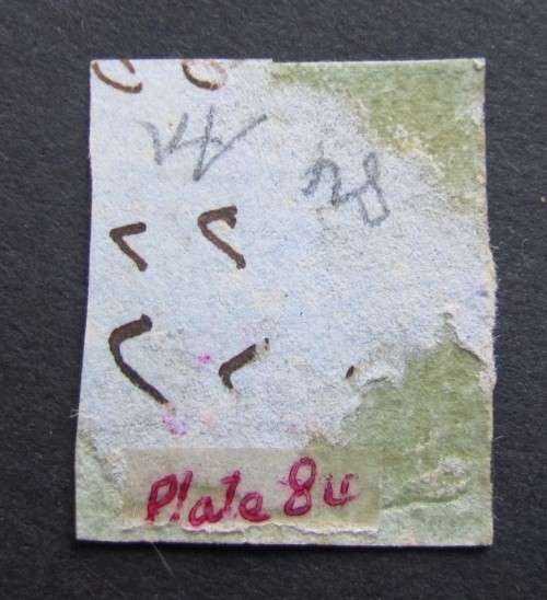 PENNY RED IMPERFORATE - PLATE NO. 84