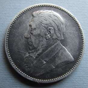 1895 ZAR 1 SHILLING- SILVER **EXCELLENT** R1 START **