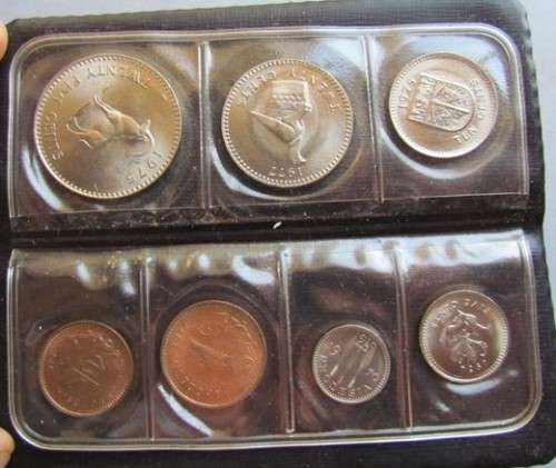 RHODESIA - MINT PACK UNCIRCULATED COINS OF RHODESIA - BID PER SET