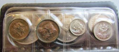 RHODESIA - MINT PACK UNCIRCULATED COINS OF RHODESIA - BID PER SET