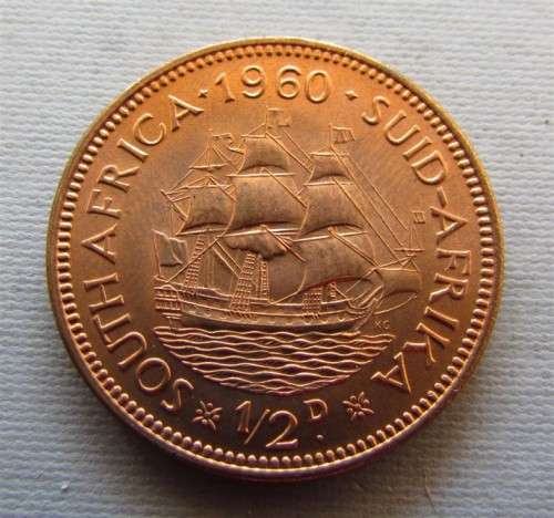 1960 HALF PENNY 1/2D - EXCELLENT DETAIL - UNC