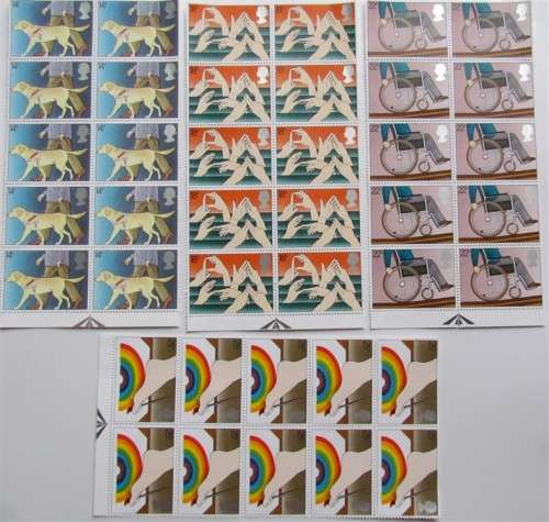 GB UMM SET IN 4 X BLOCKS OF 10 - DISABLED **R1 START 1 BID**