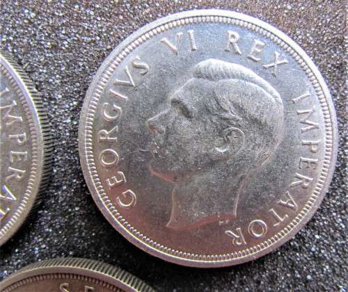 3 X 1947 & 1950 80% SILVER 5 Shillings**EXCELLENT CONDITION**R1 START*BID PER COIN