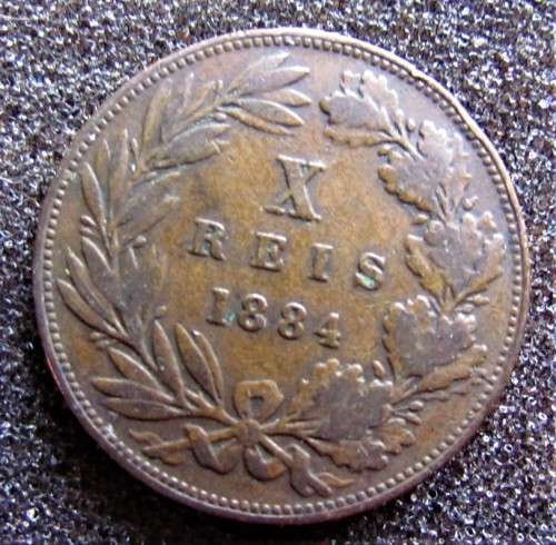 ***R1 START***1884 PORTUGAL X REIS