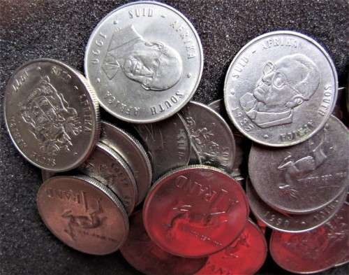 29 X OLD SA R1 COINS - 1 BID FOR ALL THE COINS ***R1 START***