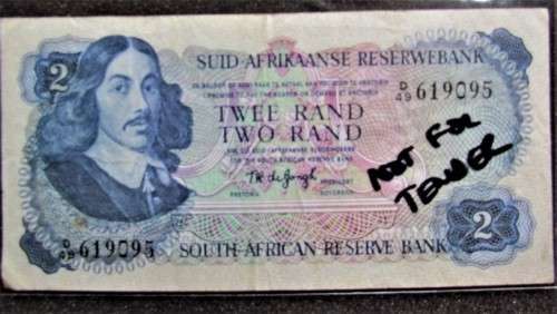 TW DE JONGH - 2 RAND - 2nd ISSUE