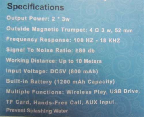 POWERFUL ROBUST BLUE TOOTH SPEAKER **OUTDOOR**R1 START**