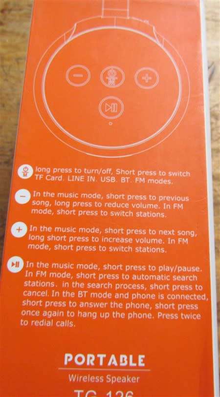 T&G BT SPEAKER **LARGE & POWERFUL**CLEARANCE R1 START**