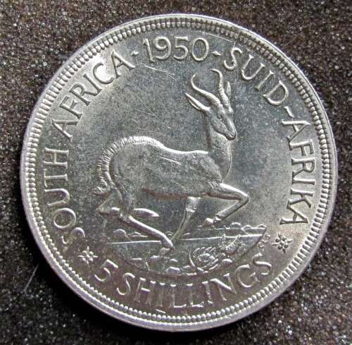 1950 5 SHILLINGS **SILVER 80%** EXCELLENT CONDITION ** TOP COIN**