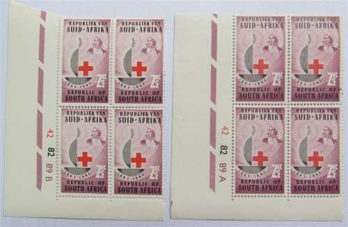 1963 A&B PANE CONTROLS - RED CROSS - 1 BID FOR BOTH