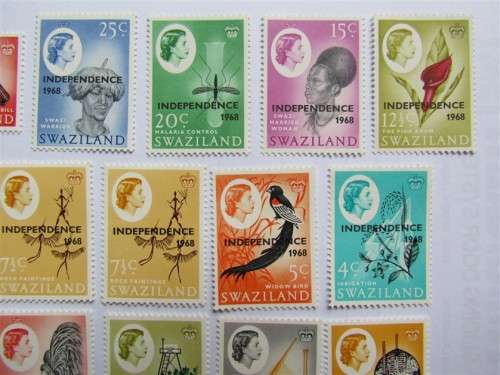 SWAZILAND - MINT SET - R1 HIGH VALUE - MINT +++ 3C MINT = OVERPRINT NOT LISTED