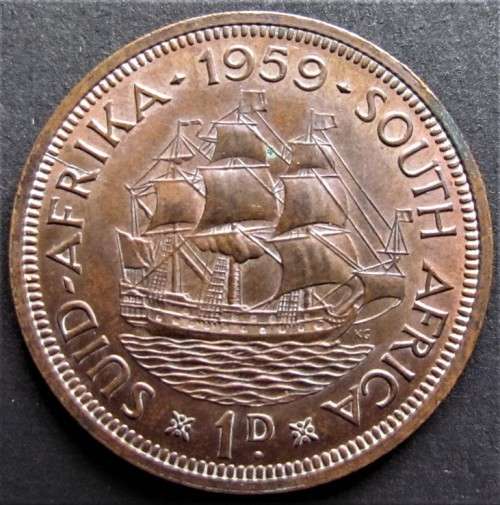 1959 PENNY 1d GREAT DETAILS & CONDITION