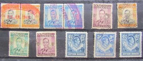 SOUTHERN RHODESIA - USED - KGVI ON CARD - 1 BID