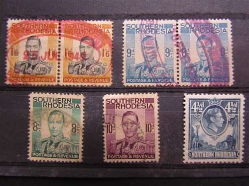 SOUTHERN RHODESIA - USED - KGVI ON CARD - 1 BID