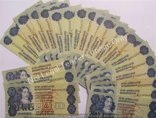 22 X DE KOCK 1983-9 UNC 2nd & 3rd ISSUE NOTES **BID ON EACH