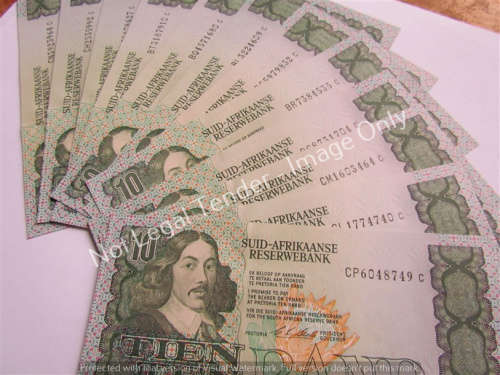 STALS UNC 1st ISSUE 1990 R10 NOTES **BID PER NOTE** 10 x NOTES **R1 START**