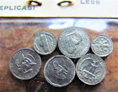 U.S.A INFLATION COIN SET**MINIATURE US COIN REPLICA*BID PER SET*