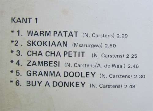 BOERE BRASS - VINTAGE LP - NICO CARSTENS & ROBIN NETCHER