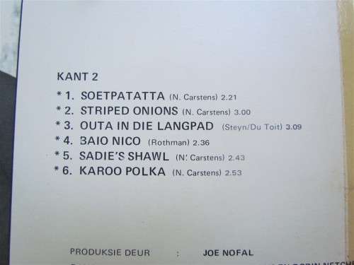 BOERE BRASS - VINTAGE LP - NICO CARSTENS & ROBIN NETCHER