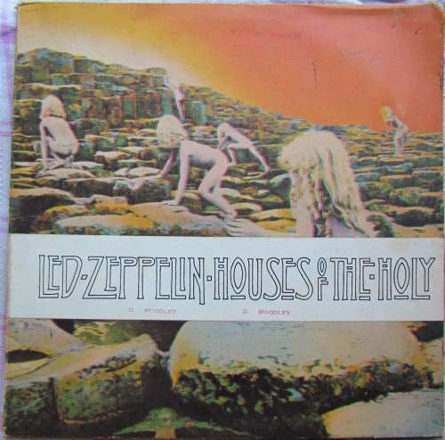 LED ZEPPELIN - VINTAGE HOUSES OF THE HOLY **SCARCE WITH WHITE CENSOR BAND**