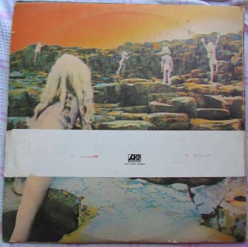 LED ZEPPELIN - VINTAGE HOUSES OF THE HOLY **SCARCE WITH WHITE CENSOR BAND**