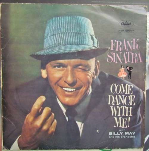 VINTAGE VINYL LP - FRANK SINATRA - COME DANCE WITH ME