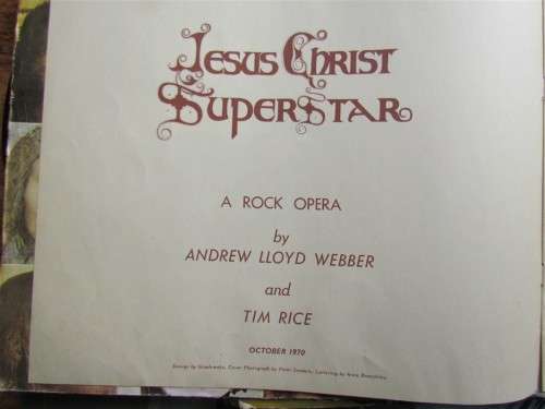 VINTAGE VINYL LP - JESUS CHRIST SUPERSTAR 2X  LP-ANDREW LLOYD WEBBER TIM RICE